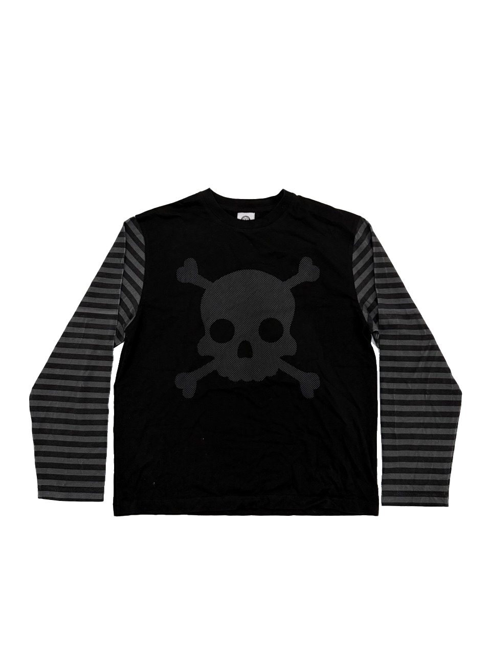 Skull Striped Death Long Sleeve Shirt